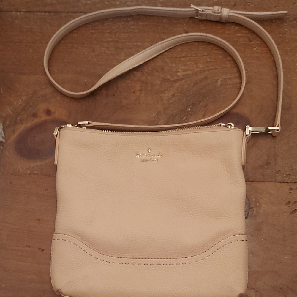 SOLD Kate Spade Tan Leather Crossbody Bag
